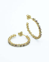 Dakari Gold Hoop Earrings